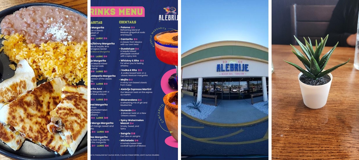 Alebrije - Mexican Grill & Tequila Bar Menu